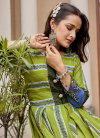 Parrot Colour Rayon Print Gown Collection Wholesale Suppliers In Mumbai Aaradhna 2032 